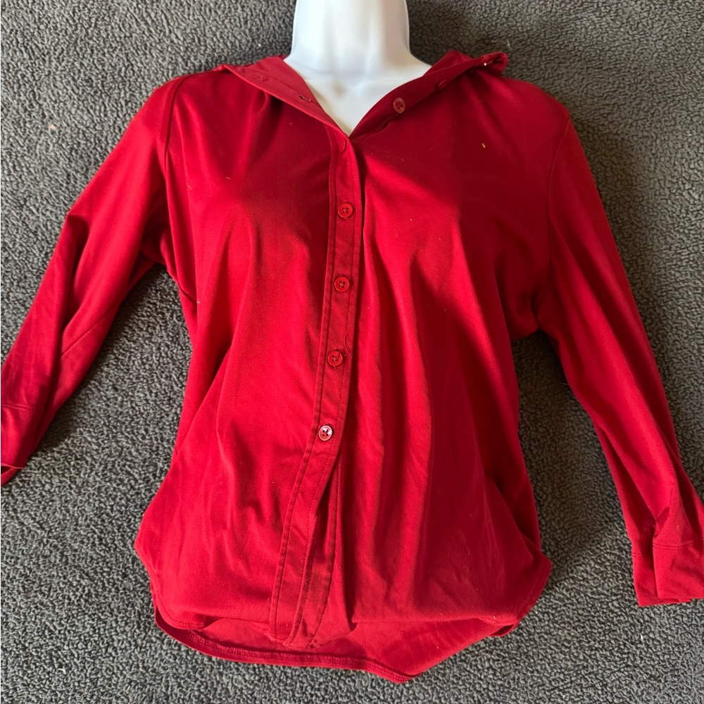 Express Vibrant Red Shirt
